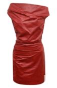Кожаное платье Zeynep Arcay FW24DR22 фото 1