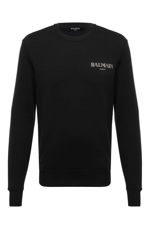 Хлопковый свитшот Balmain DH1JQ040/GD84 фото 1