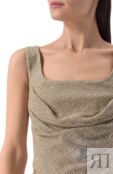 Топ-бюстье из вискозы и хлопка Giuseppe di Morabito 04SST0309C 04427 фото 5