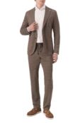 Замшевые лоферы Detroit Santoni MGDG19037BIBSRVR фото 2