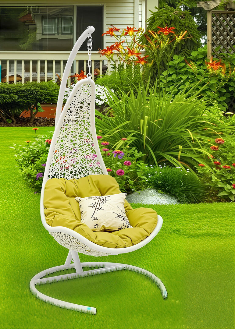 Подвесное кресло - качели Wind White Garden фото 1