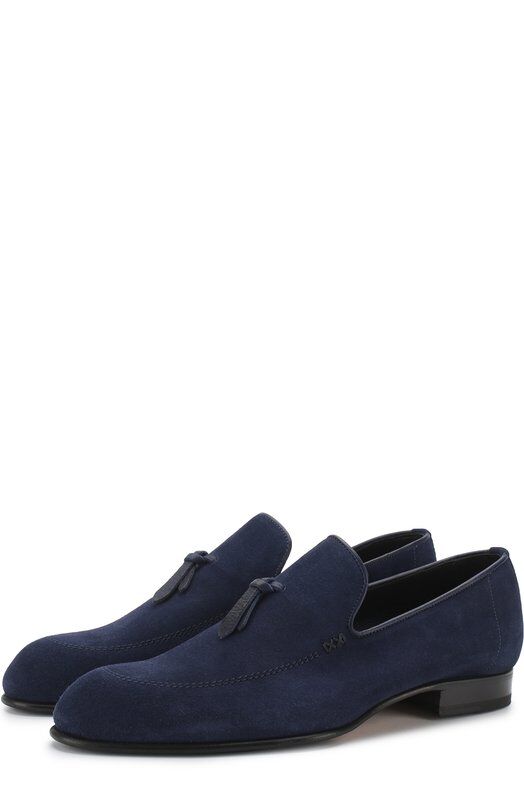 Замшевые лоферы с кисточками Brioni QTCI0L/P7712 фото 1