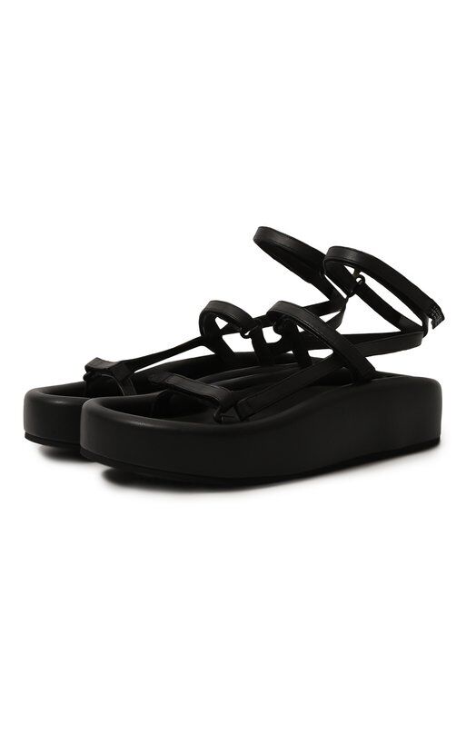 Кожаные сандалии Webbing MM6 S59WP0205/P6383 фото 1