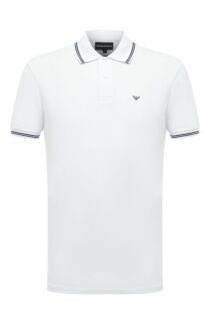 Хлопковое поло Emporio Armani