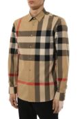 Хлопковая рубашка Burberry 8071445 фото 3