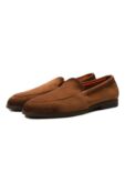 Замшевые лоферы Malibu Santoni MGAG18829DKTSRVR фото 1