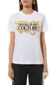 Хлопковая футболка Versace Jeans Couture 77HAHE05/CJ00E фото 3
