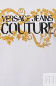 Хлопковая футболка Versace Jeans Couture 77HAHE05/CJ00E фото 5