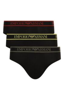 Комплект из трех брифов Emporio Armani