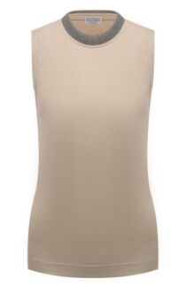Хлопковый топ Brunello Cucinelli