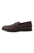 Кожаные лоферы Kiton USSA316N0109808 фото 4