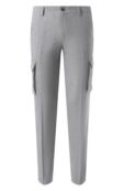 Брюки-карго из шерсти и льна Corneliani 254L02-2514164 фото 1