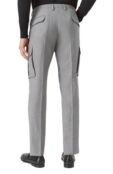 Брюки-карго из шерсти и льна Corneliani 254L02-2514164 фото 4