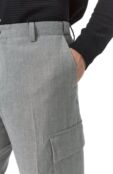 Брюки-карго из шерсти и льна Corneliani 254L02-2514164 фото 5