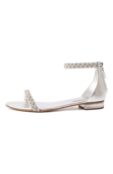 Комбинированные сандалии Tacco Casadei 1L871U010M/C1656 фото 4