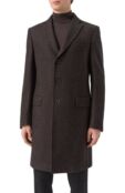 Пальто из шерсти и шелка Zegna 4GJ3G0/897701A8 фото 3
