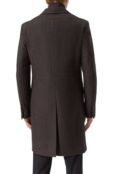 Пальто из шерсти и шелка Zegna 4GJ3G0/897701A8 фото 4