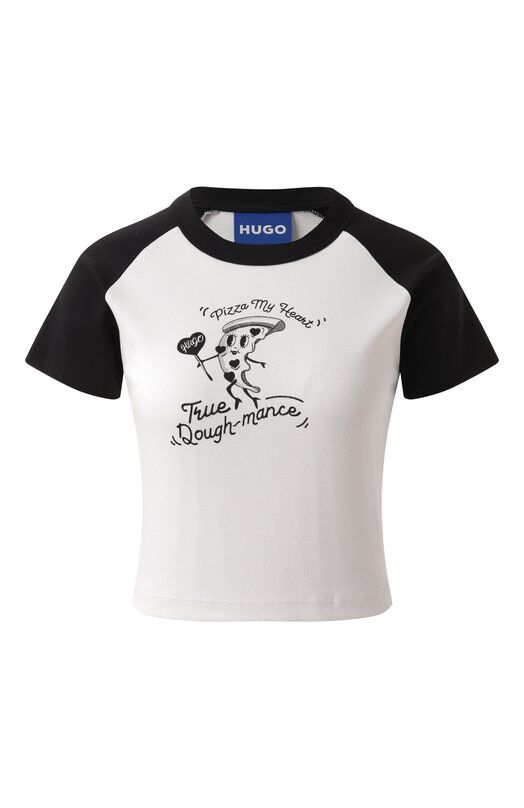 Хлопковая футболка HUGO Blue 50533973 фото 1