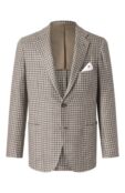 Пиджак из кашемира и шерсти Kiton UG81K0610E53 фото 1