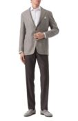 Пиджак из кашемира и шерсти Kiton UG81K0610E53 фото 3