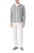Рубашка из шерсти и шелка Kiton UMCMARK0617E20 фото 2