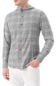 Рубашка из шерсти и шелка Kiton UMCMARK0617E20 фото 3