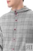 Рубашка из шерсти и шелка Kiton UMCMARK0617E20 фото 5
