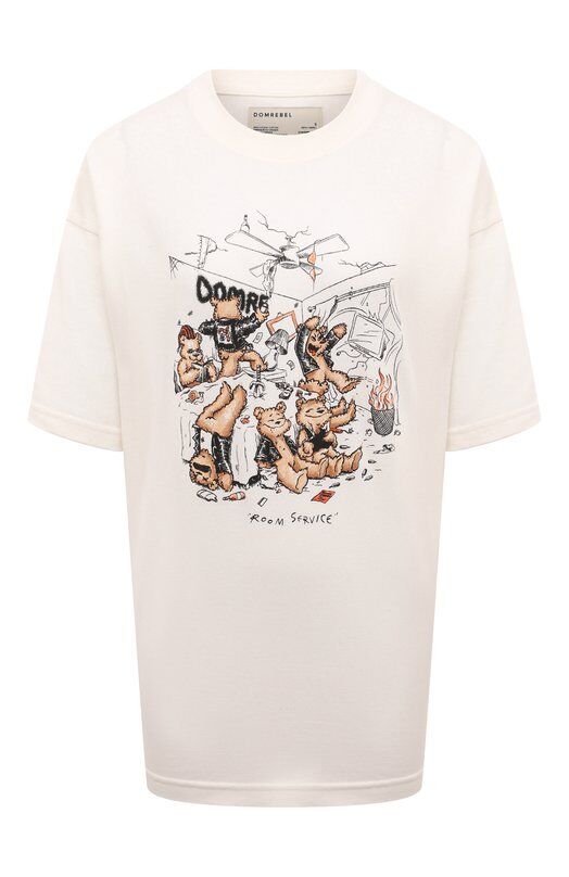 Хлопковая футболка DOMREBEL R00M SERVICE/T-SHIRT фото 1