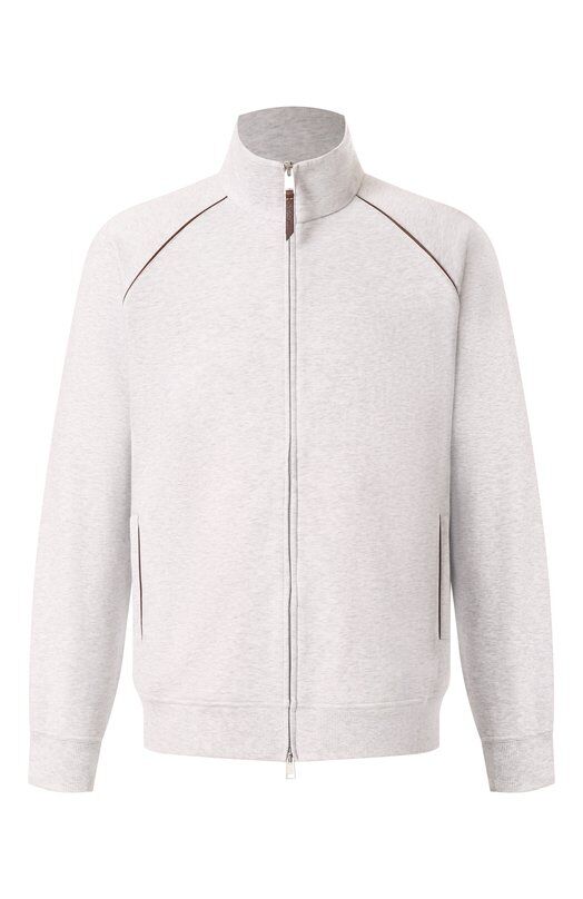 Хлопковая толстовка Brunello Cucinelli MW8639087G фото 1