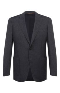 Пиджак из шерсти и вискозы Canali