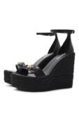 Кожаные босоножки Medusa '95 Versace 1014100/DVT2P фото 1