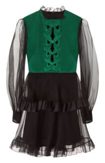 Комбинированное платье Valentino