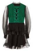 Комбинированное платье Valentino 6B3VAEK51C8 фото 1