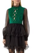 Комбинированное платье Valentino 6B3VAEK51C8 фото 3