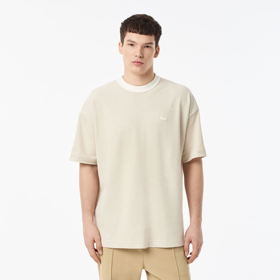 Мужская футболка Lacoste из хлопка фото 1