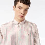 Мужская рубашка Lacoste из льна фото 3