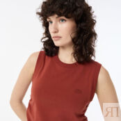 Женский топ Lacoste из эластичного хлопка фото 3