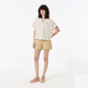 Женская рубашка Lacoste из смеси льна фото 4
