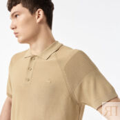 Мужское тёплое трикотажное поло Lacoste фото 4