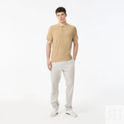 Мужское тёплое трикотажное поло Lacoste фото 5