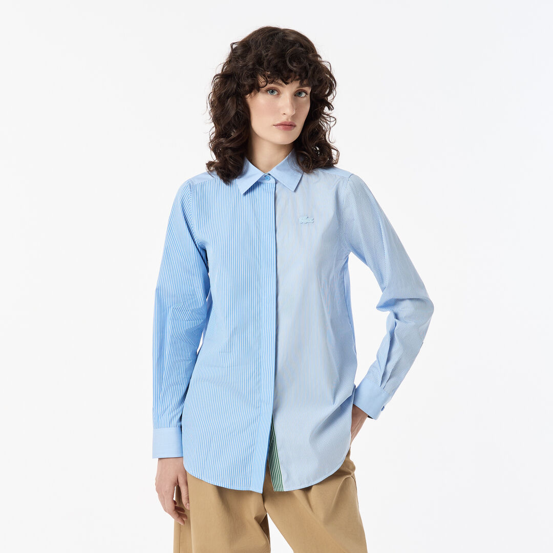 Женская рубашка Lacoste из хлопка фото 1
