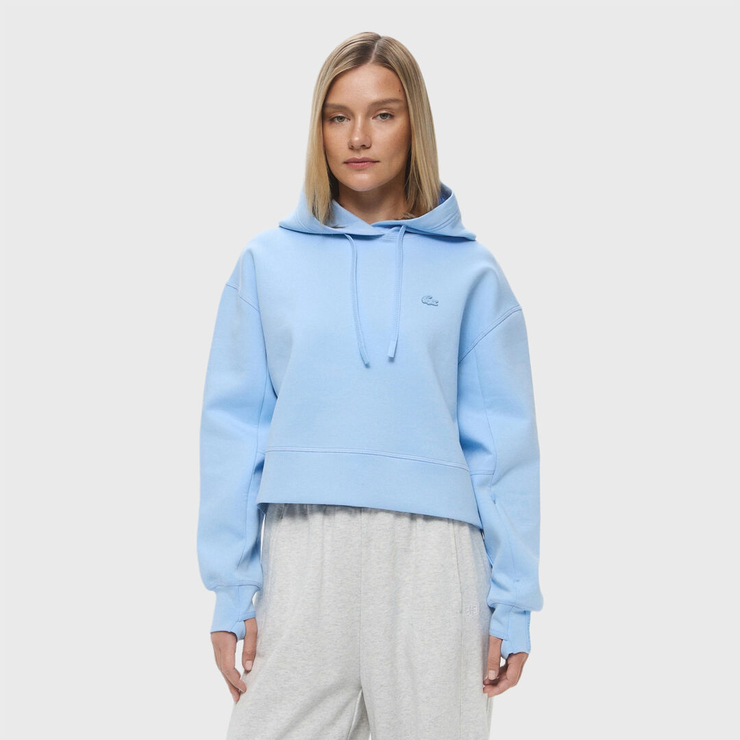 Женская толстовка Lacoste Loose Fit с капюшоном фото 1