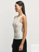 Майка с металлизированным накатом Zarina ZR2507033402-6 фото 4