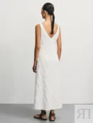 Фактурное платье прилегающего кроя Zarina ZR2507022904-3 фото 5