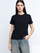 Футболка из хлопка однотонная zolla 025143279012 фото 5