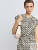 Платье-рубашка из вискозы с поясом zolla 025238240213 фото 4