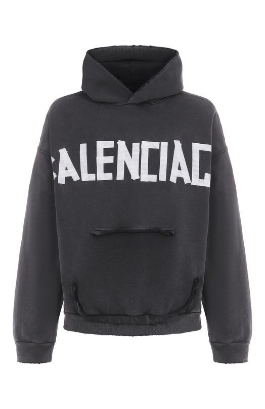 Хлопковое худи Balenciaga 744441/TRVK2 фото 1