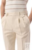 Брюки из хлопка и шерсти Brunello Cucinelli ME262E1920 фото 5