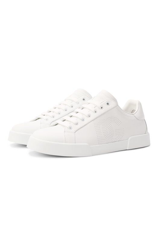 Кожаные кеды Strobel Portofino Light Dolce & Gabbana CS2324/AV066 фото 1