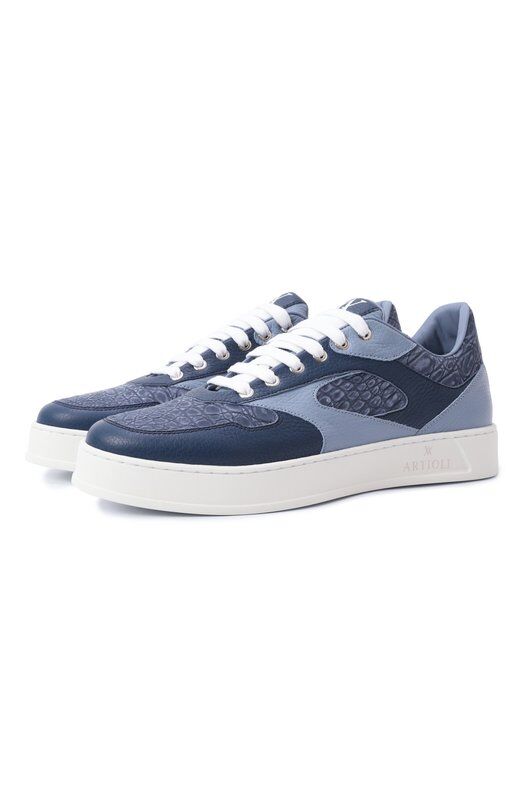 Кожаные кеды Artioli 0S778/BIS/ALCE CALF/CR0C0DILE/ALCE CALF ELITE фото 1